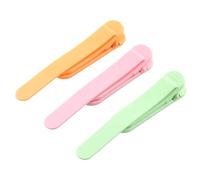 Granvoo Segnalibro, Set di 3 Segnalibri Clip Segnalibro a Becco d'Anatra in Silicone Metallico Unico e Creativo, Segna Libro Clip di Pagina per Lettura degli Insegnanti Studenti (B)