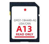 Graootoly 1 PCS A13 Scheda di Navigazione Ultime 2022 Scheda di Navigazione Mappe Sync System Aggiornamento USA/Canada Mappe GM5T-19H449- Plastica nera