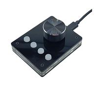 Graootoly 1 Set USB Manopola Tastiera Personalizzata Multimedia Programmabile Tastiera per MINI Macro Tastiera Controller Volume (Piccolo Pulsante )