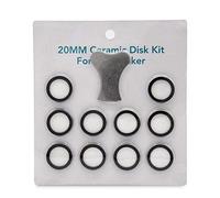 Graootoly 11Pcs Maker Maintenance Kit, Ceramic Disk Ceramic Disk Key Kits for Fog Machine