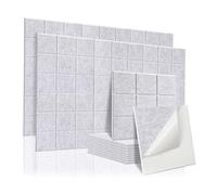Graootoly 12 acustici , piastrelle decorative, sonori, 9 a rete, trattamento acustico per studio, grigio