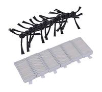 Graootoly 12 spazzole laterali, 6 filtri HEPA per aspirapolvere robot v5s v5 x5 v3s v3s pro v3l v5s pro v50