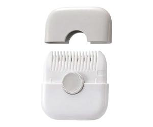 Graootoly 2 in 1 per tagliare i capelli, pettine da barbiere, strumento per la rimozione dei capelli, strumento per il trucco domestico, colore grigio, facile da usare