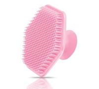 Graootoly 2 spazzole in silicone per la pulizia del viso, in morbido silicone, per pulire i pori, massaggiare, per la pulizia del viso, rosa, facile da usare