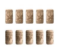 Graootoly 200 tappi per vino in sughero per vino, tappo per vino, chiusura per attrezzi, copertura in legno