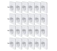 Graootoly 24 clip di supporto per mensole, autoadesive, punzonatura, per armadietti da cucina, armadietti, assicelle