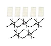 Graootoly 5 Filtri+10 Spazzole Laterali Per MD16192 MD18500 MD18501 MD18600 Series