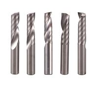 Graootoly 5 pezzi 6 mm 1/4 pollici Carbide Router Bits Single Flute End Mill 22 mm