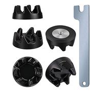 Graootoly 6 Packs 9704230 Blender Coupler Blender Coupling Replacment Parts with 1 Wrench Compatible for Kitchen Aid WP9704230VP WP9704230