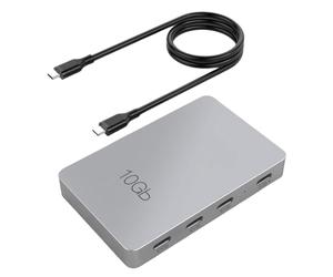 Graootoly 7 in 1 Type-C Gen2 USB Splitter 3 ad alta velocità Multiport Tipo C Hub Compatibile per /OS/Chrome OS/Android Facile da installare Facile da usare