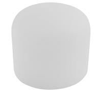 Graootoly 8 Inch 432Hz Singing Bowl Perfect Sound Note B Crown Chakra Frosted Quartz Crystal Meditation with Rubber Ring