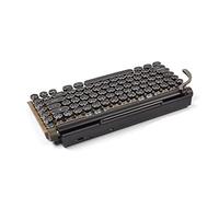 Graootoly 83 Gaming Tastiere Retro Macchina Da Scrivere Tastiera Fili Bluetooth Tastiera USB Meccanica Punk Keycaps per PC, A