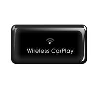Graootoly Adattatore wireless CarPlay 5Ghz WiFi più veloce più piccolo più sottile USB Wireless CarPlay Adapter per IOS Wired CarPlay Cars Durevole facile da usare