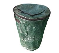 Graootoly Cestino per compostaggio pieghevole, borsa per rifiuti da giardino, riutilizzabile, resistente, per compost e compostaggio di frutta