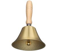 Graootoly Chiamata manuale da 11,9 cm con manico in legno, per bambini e adulti, utilizzata per matrimoni, scuola, servizio e
