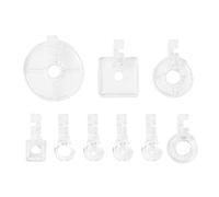 Graootoly Clear Couching Decorative Foot Threads Yarns, Embroidery Free Motion Presser Foot for Low Sewing Machines