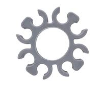 Graootoly Clip di supporto per bacchetta per batteria V TD 38 mm bacchette in silicone accessori clip grigio