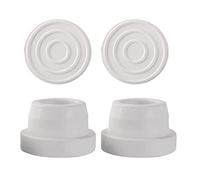 Graootoly Confezione da 4 tappi in gomma per scaletta da piscina, per tubi da 4,8 cm per proteggere la piscina, copertura per piedini della scala