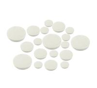 Graootoly Cuscinetti di ricambio in pelle per clarinetto, 17 pezzi, per strumenti a fiato squisiti