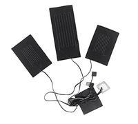 Graootoly Cuscinetti per pasta calda USB Pad riscaldatore per vestiti USB Pad riscaldante elettrico per panno gilet giacca trascinare tre pad riscaldante