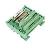 Graootoly DB25 DIN Rail Mount Interface Module Male/Female Connector Breakout Board