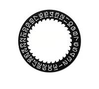 Graootoly Disco di data luminoso verde per orologio movimento NH35 calendario orologio disco orologio modificato accessori nero, Nero