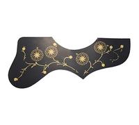 Graootoly Flower Decoration EJ200 Style - Battipenna per chitarra acustica, colore: nero