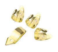 Graootoly Guitar Finger Picks 3 Index + 1 Thumb Adjustable Metal Fingerstyle Pick Finger Protector