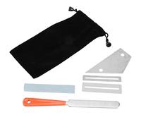 Graootoly Guitar Fret Crowning File Leveling Tool Grinding Protectors Repair Part Set Guitar Repair Tool Accessories