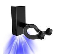 Graootoly Guitar Hanger Wall Stand Guitarra Staffa di supporto LED Light for Accoustic Electric Chitarra, Blue