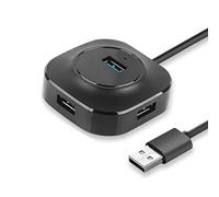 Graootoly Hub USB 3.0 Hub USB Splitter Adattatore USB 4 Porte Velocità Mini Multiplo 3 USB3.0 HUB 4Port USB-Hub Expander per PC