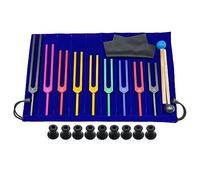 Graootoly in lega di alluminio colorato, 9 pezzi, per terapia, terapia vocale, colore nero