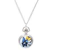 Graootoly Lady Locket Ciondolo Quarzo Orologio Da Tasca Collana Catena Vintage [Orologio],