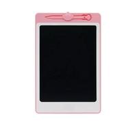 Graootoly Lavagna per scrittura a mano LCD da 25,4 cm, con motivo a conchiglia, graffiti, colore a mano, protezione degli occhi, colore rosa , circa 272 x 172 x 6 mm