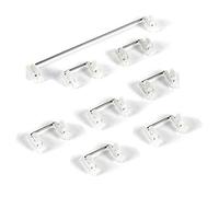 Graootoly Mechanical Keyboard Cherry MX Switch PCB Mounted Cherry Stabilizer Clear Transparent Case 6.25U Modifier Key Stabiliser