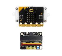 Graootoly Microbit V2.0 Scheda Madre Nera Plastica+Metallo Introduzione alla Programmazione Grafica nell'Apprendimento Programmabile Python