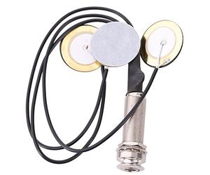 Graootoly Microfono a piezoelettrico 3 pickup trasduttore con perno terminale per Kalimba