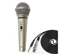 Graootoly Microfono professionale dinamico cablato microfono canto palco casa karaoke Computer altoparlante microfono -A facile da usare
