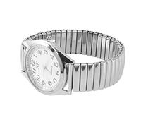 Graootoly Orologio da polso con numeri , in acciaio, da uomo, 3,6 cm,