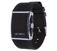 Graootoly Orologio da polso da uomo digitale di lusso con luce LED - nero, Nero