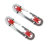 Graootoly Puleggia accessori stendibiancheria stendibiancheria rack separatore rotolamento per carichi pesanti e filo stendibiancheria lungo, confezione da 2