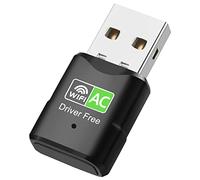 Graootoly Ricevitore e trasmettitore WiFi USB da 600 m, scheda di rete wireless driver dual-band 2.4G/5G dual-band