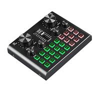 Graootoly Scheda audio Plug per Live Streaming Voice Changer Scheda audio con multiplo, Mixer audio per la registrazione