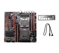 Graootoly Scheda madre X99 LGA 2011-3 con doppio slot M.2 NVME, supporto a canali DDR4 ECC RAM XEON E5 V3 V4 X99-RS9, supporto 8 * 32G per LGA 2011-3 Xeon serie E5, 295 x 281 mm