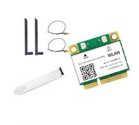 Graootoly Scheda WiFi 8260HMW 8260AC con 8DB Antenna Mini PCI-E1200M Bluetooth 4.2 2.4G 5G Dual Band per Win7 Win 8 Win 10 Linux