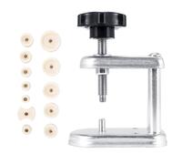 Graootoly Set di 13 fustelle per orologi con cristalli e coperchio anteriore e posteriore, kit di riparazione per orologiai,