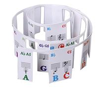 Graootoly Tastiera per pianoforte/piano elettrico 61 pentagrammi notazione nota striscia etichetta per principianti studenti