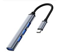 Graootoly Tipo C 4 Porte USB Hub Splitter Multi Hub a USB 3.0 Adattatore USB Diverse Porte Adattatore di Alimentazione