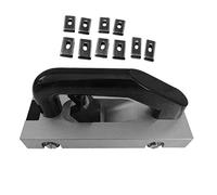 Graootoly U-Type Blade Wheeled Vinyl Groover Floor Grooving Slotting Pull Hand Flooring Tool Slotter PVC Vinyl Welding Plastic Welding Kit