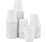 Graootoly White Paper Cups, Small Disposable Bathroom, Espresso, Mouthwash Cups Dispenser, Disposable Cups, (100 Pack) 3Oz